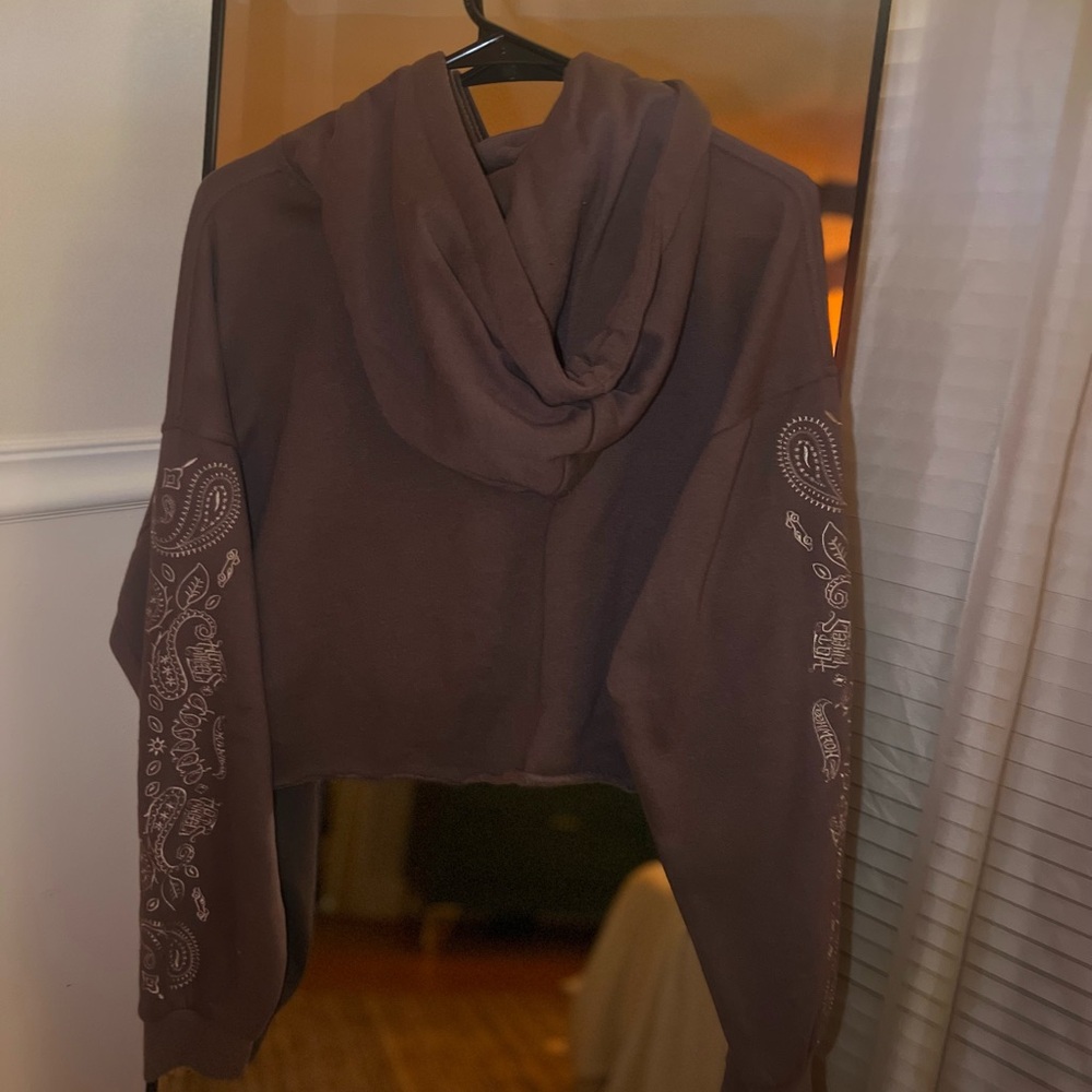 Brown cop hoodie